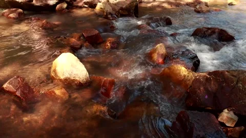 The small river known as Rio dos Goianos in Brazil Stock Footage 241349663