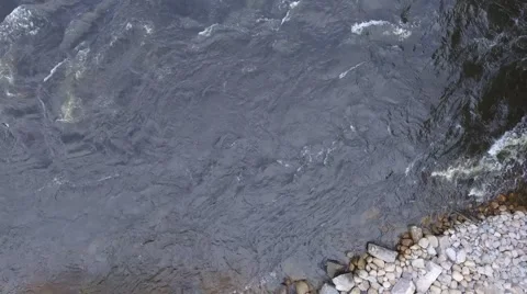 Small river near coast Stock Footage 67988448