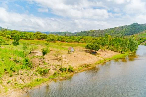 A small river. Stockfoto's