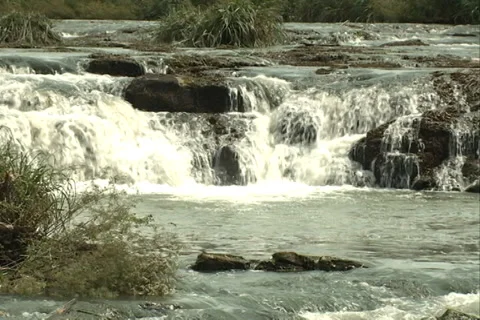 Small River, small waterfall Video stock 37348635