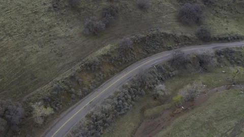 Small road in canyon Stock Footage 231578916