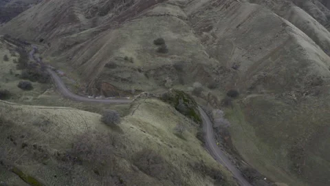 Small road in canyon Stock Footage 231579124