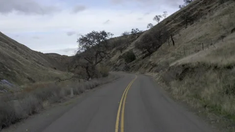 Small road in canyon Stock Footage 231579275