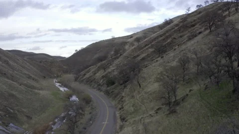 Small road in canyon Stock Footage 231579645