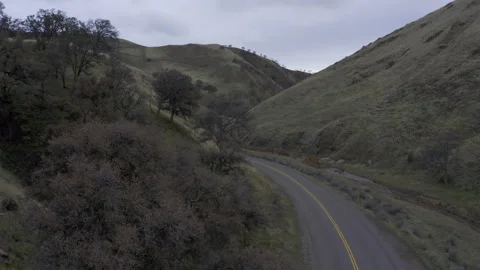 Small road in canyon Stock Footage 231579646