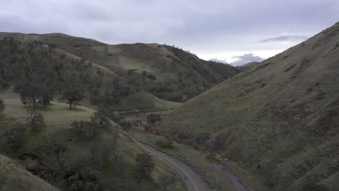 Small road in canyon Stock Footage 231579701
