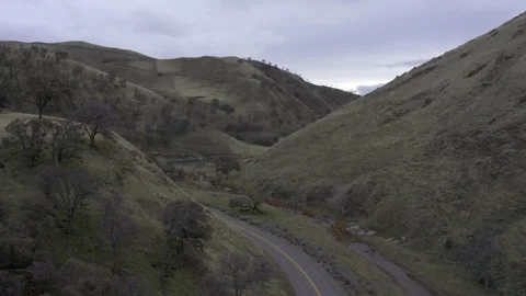 Small road in canyon Stock Footage 231579802