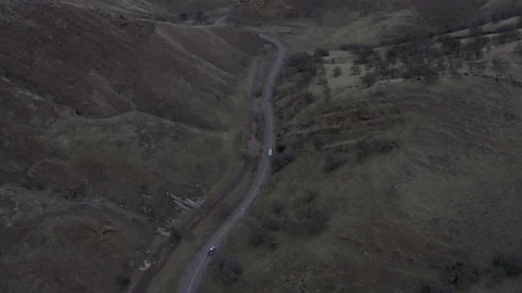 Small road in canyon Stock Footage 231580187