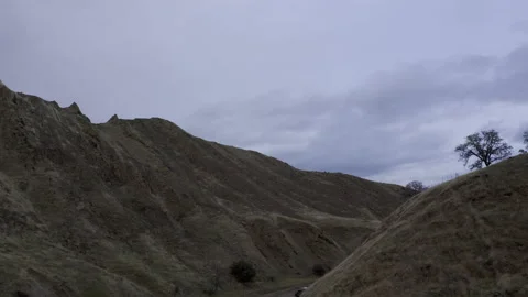 Small road in canyon Stock Footage 231580193