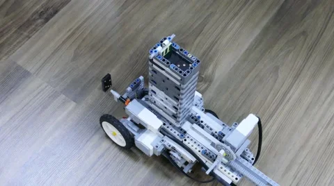 Small Robot Car Stock Footage 58687440