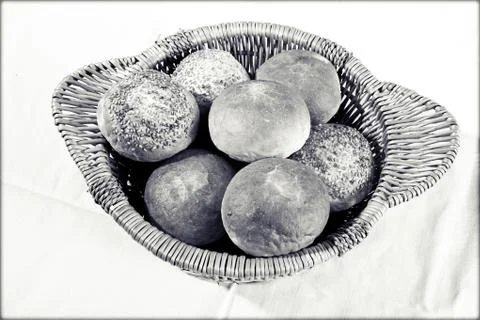 Small round breads Foto stock gratuite