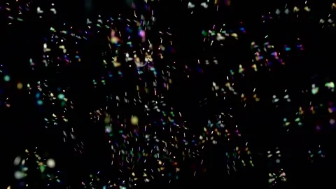 Small round transparent soap bubbles fly very fast. Slow motion. Black Stock Footage 98001477