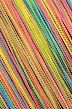 Small rubberband strips diagonal pattern Stock Photos