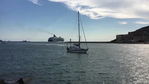 Small sailboat Stock Footage 311661927