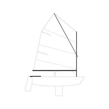 Small Sailboat イラスト素材