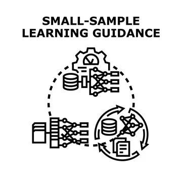 Small sample learning guidance methodology for data processing 库存插图