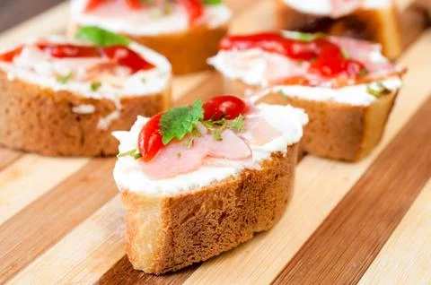 Small sandwich Stock Photos