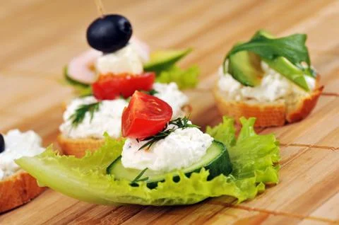 Small sandwich Stock Photos