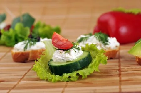 Small sandwich Stock Photos