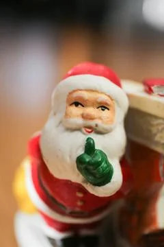 Small santa Fotos Stock