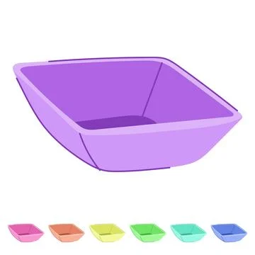 Small sauce dipping bowl vector cartoon graphic Stock Illustration
