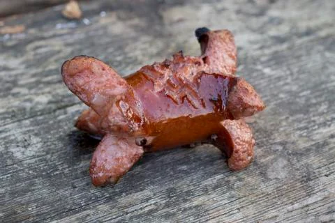 Small sausage, banger Stock Photos