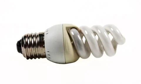 Small saving lamp Stock Photos