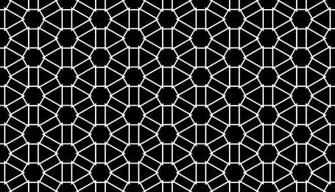 Small scale seamless repeat pattern in black and white イラスト素材