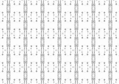 Small Scale Seamless Repeat Pattern Black And White Illustrazione stock