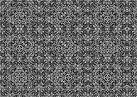 Small Scale Seamless Repeat Pattern Black And White Illustrazione stock