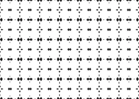 Small Scale Seamless Repeat Pattern Black And White Illustrazione stock