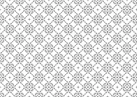 Small Scale Seamless Repeat Pattern Black And White Stock Illustration