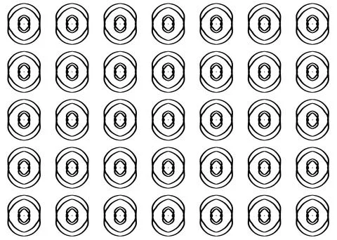 Small Scale Seamless Repeat Pattern Black And White Illustrazione stock