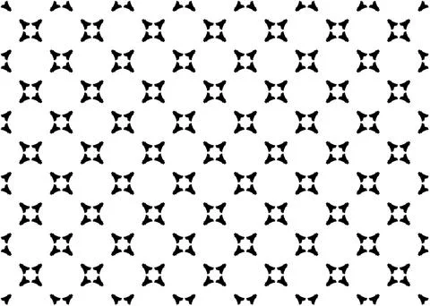 Small Scale Seamless Repeat Pattern Black And White Stock Illustration
