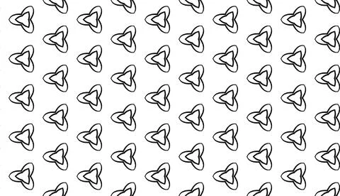 Small Scale Seamless Repeat Pattern Black And White Illustrazione stock