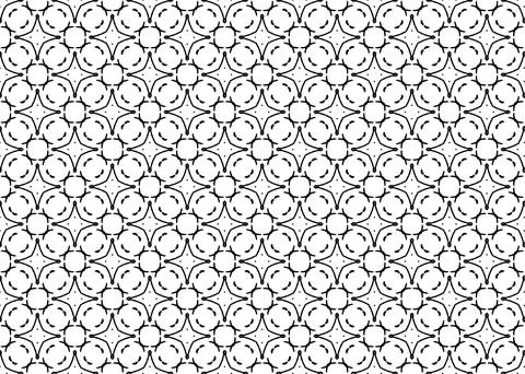 Small Scale Seamless Repeat Pattern Black And White Stock Illustration
