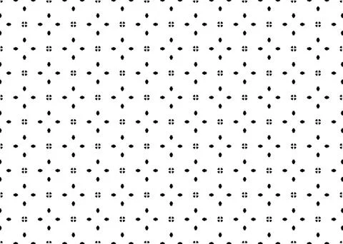 Small Scale Seamless Repeat Pattern Black And White Stock Illustration