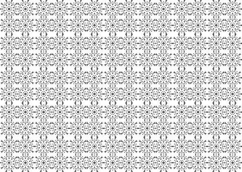 Small Scale Seamless Repeat Pattern Black And White Stock Illustration