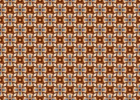 Small Scale Shapes Elements Seamless Repeat Pattern 库存插图