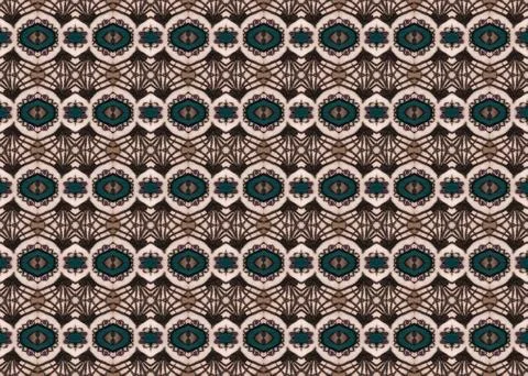 Small Scale Shapes Elements Seamless Repeat Pattern Stock Illustration