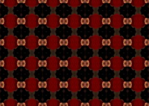 Small Scale Shapes Elements Seamless Repeat Pattern Stock Illustration