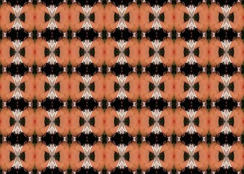 Small Scale Shapes Elements Seamless Repeat Pattern Illustrazione stock