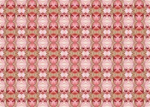 Small Scale Shapes Elements Seamless Repeat Pattern Stock Illustration