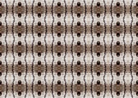 Small Scale Shapes Elements Seamless Repeat Pattern Illustrazione stock