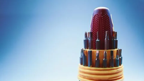 Small Screwdriver Set Stock-Fotos