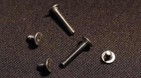 Small Screws Close-up Stock Footage 62504369