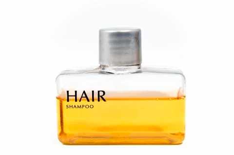 Small shampoo bottle Stock Photos