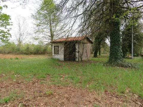 Small shed to keep old things nice durable Stock Photos