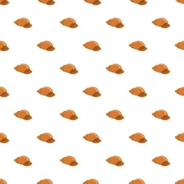 Small shell pattern seamless vector Illustrazione stock