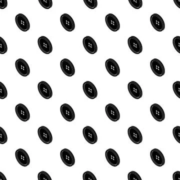 Small shirt button pattern vector seamless Illustrazione stock